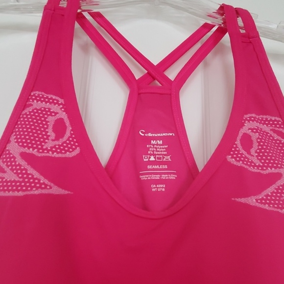 Pink climawear workout tank - Picture 2 of 3